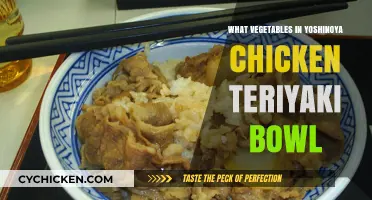 Discover the Veggie Mix in Yoshinoya's Chicken Teriyaki Bowl