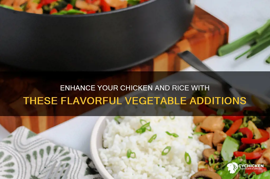 what vegetables to add to chicken and rice