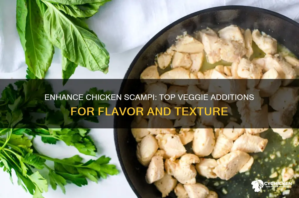 what vegetables to add to chicken scampi