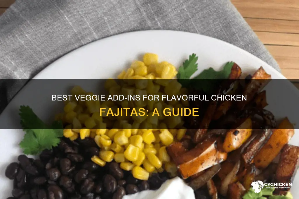 what vegetables to put in chicken fajitas