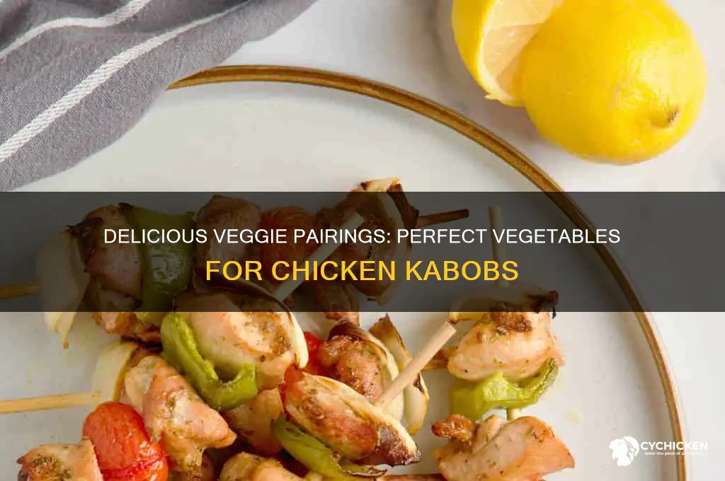 what vegetables to put on chicken kabobs