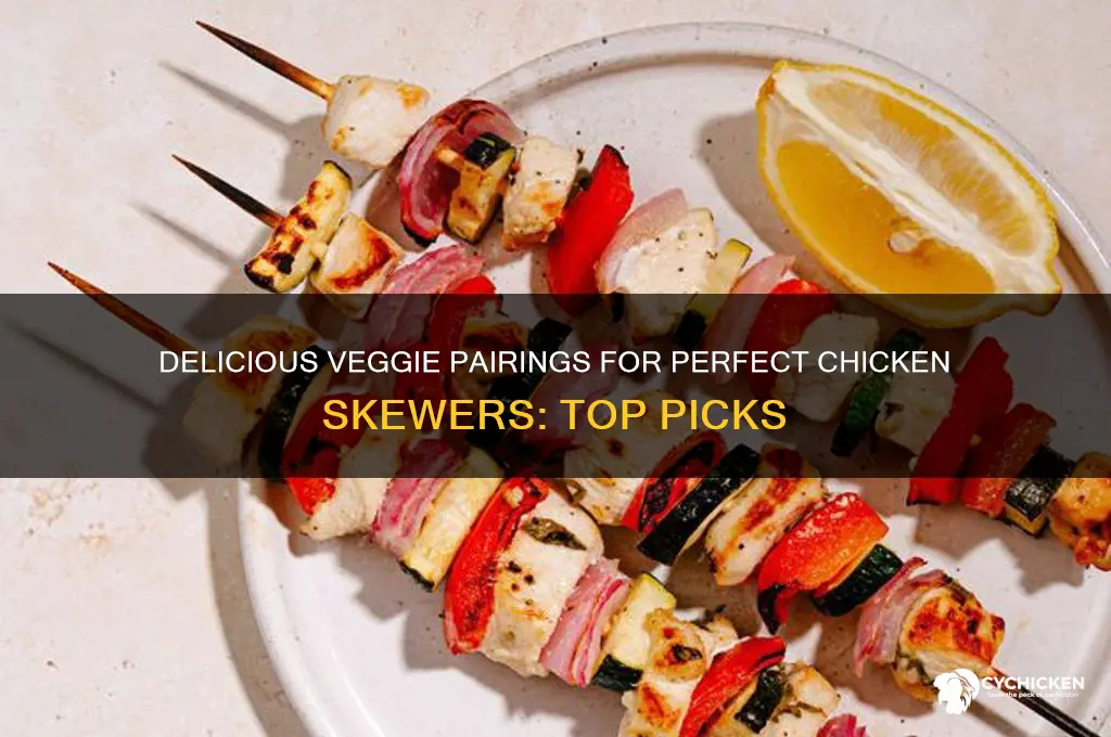 what vegetables to put on chicken skewers