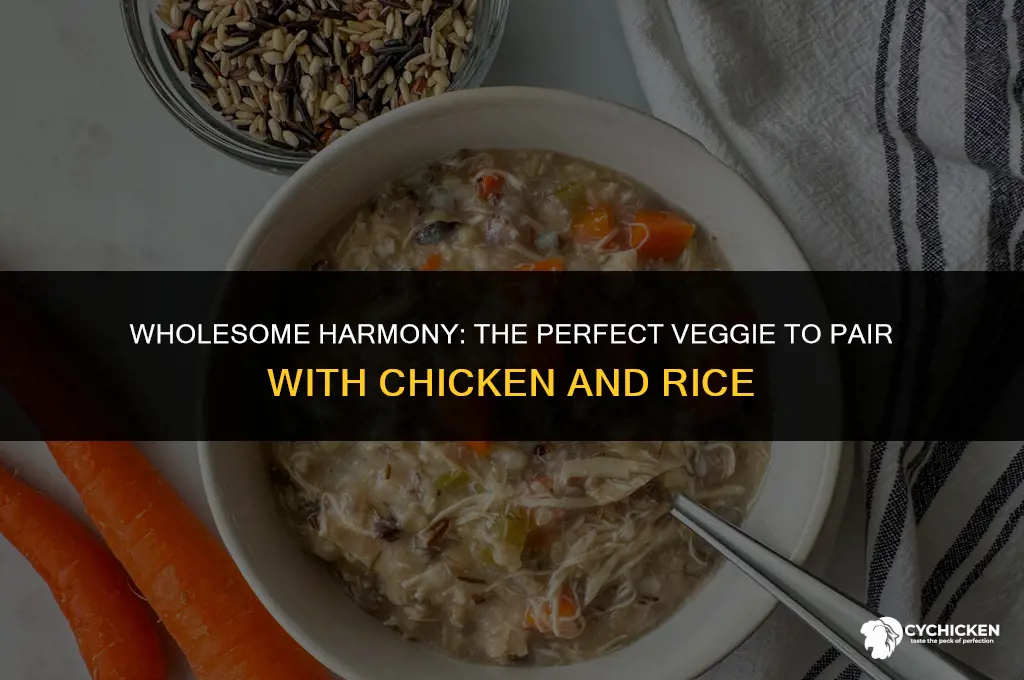 what veggie goes with chicken and rice healthy