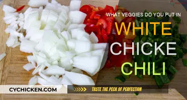 White Chicken Chili: Which Veggies to Include?