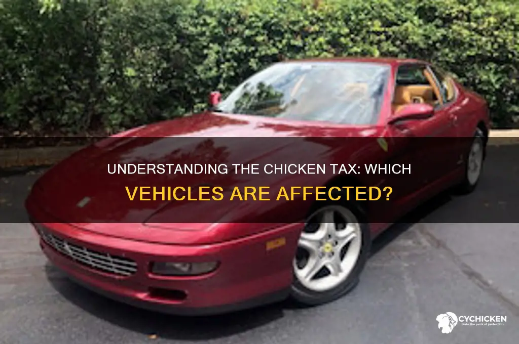what vehicles are subject to chicken tax