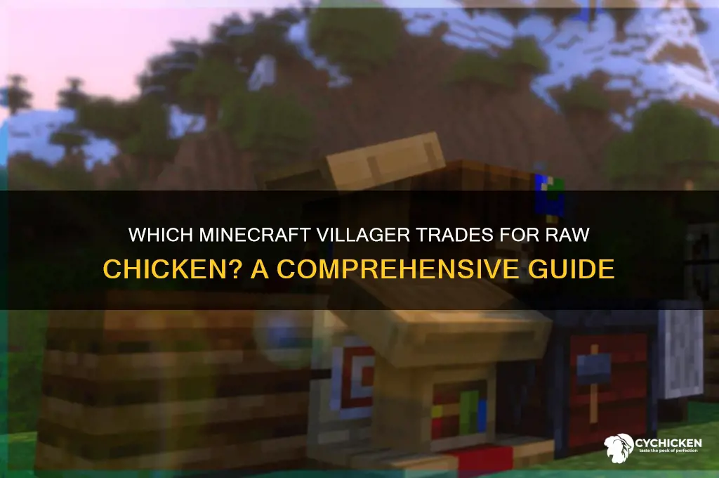 what villager buys raw chicken