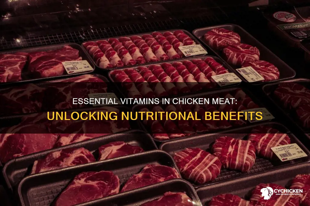 what vitamins are found in chicken meat