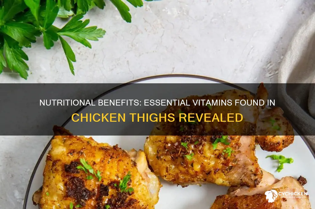 what vitamins are in chicken thighs