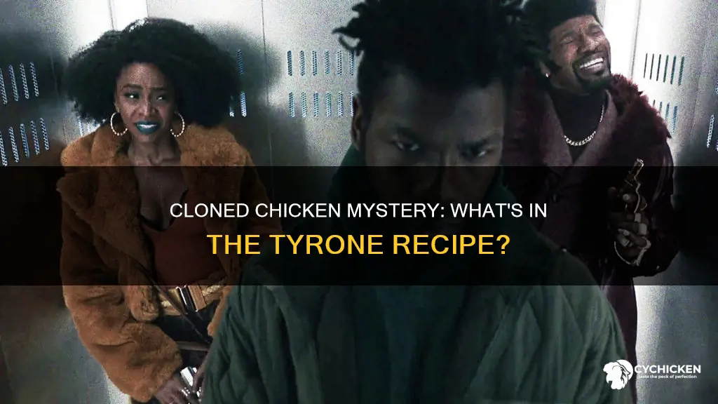 what was in the chicken in they cloned tyrone