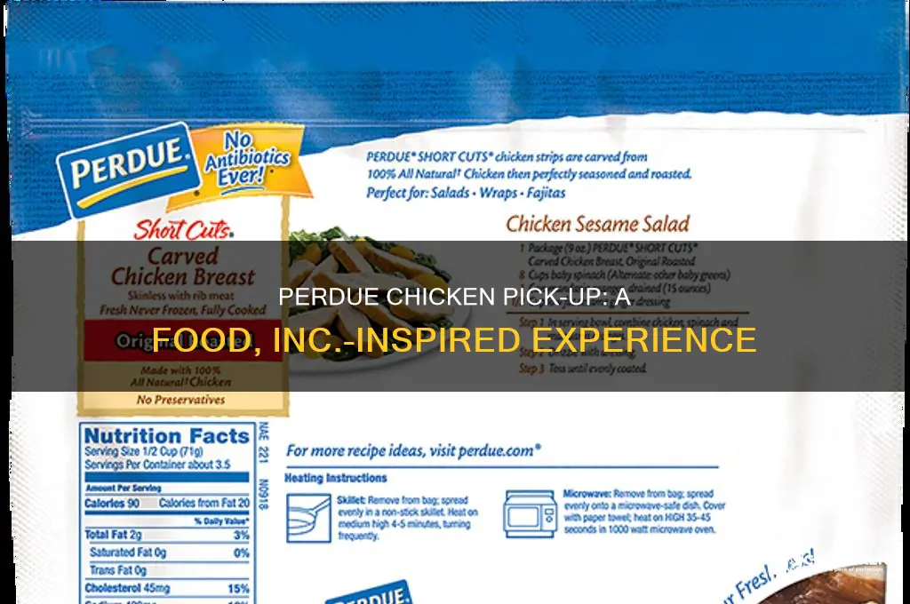 what was perdue chicken pick-up like food inc