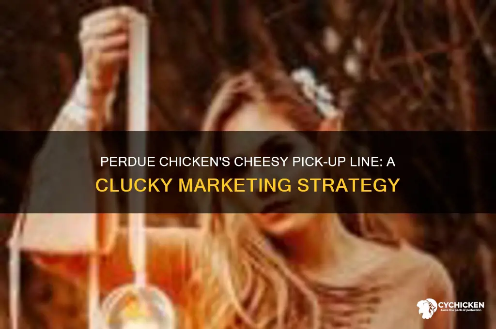 what was perdue chicken pick-up line