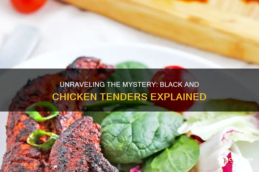 what was the black and chicken tenders