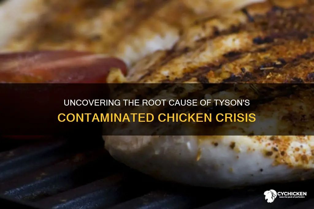 what was the cause for tyson contaminated chicken