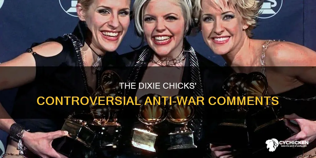 what was the controversy about with the dixie chicks
