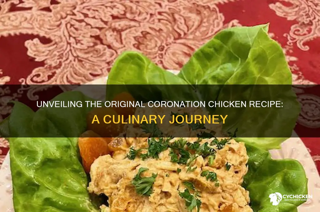 what was the original coronation chicken recipe