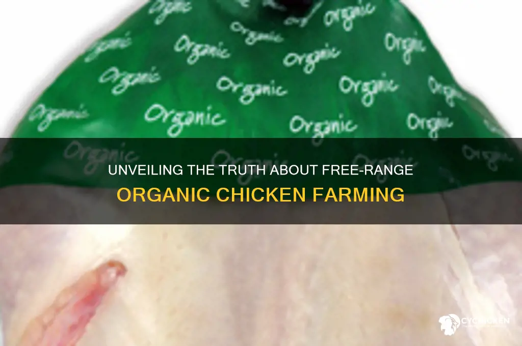 what was true about free range organic chicken