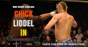 Chick Liddell's Weight Class: Uncovering the Fighter's Division