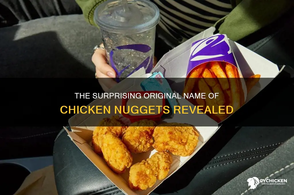 what were chicken nuggets first called