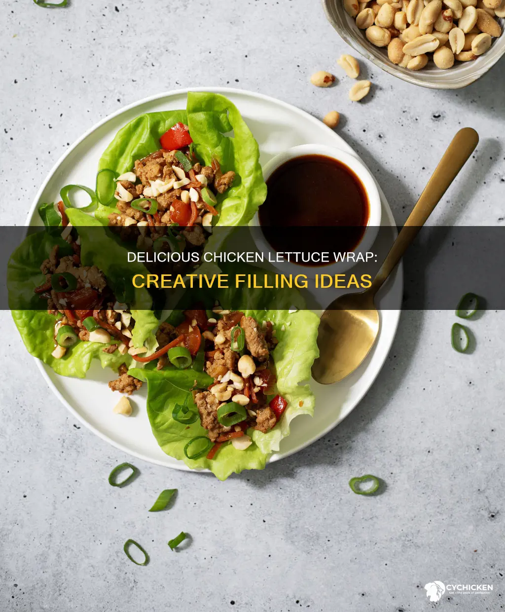 what what do you add in chicken lettuce wrap