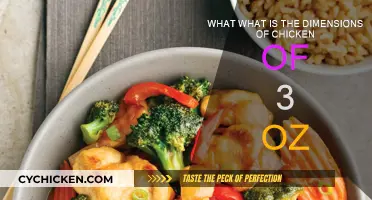 Chicken Portioning: Understanding 3 Oz Dimensions