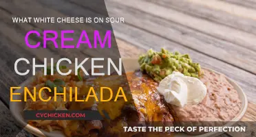 White Cheese Mystery: Sour Cream Chicken Enchiladas