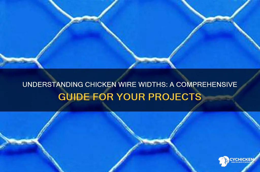 what width does chicken wire come in