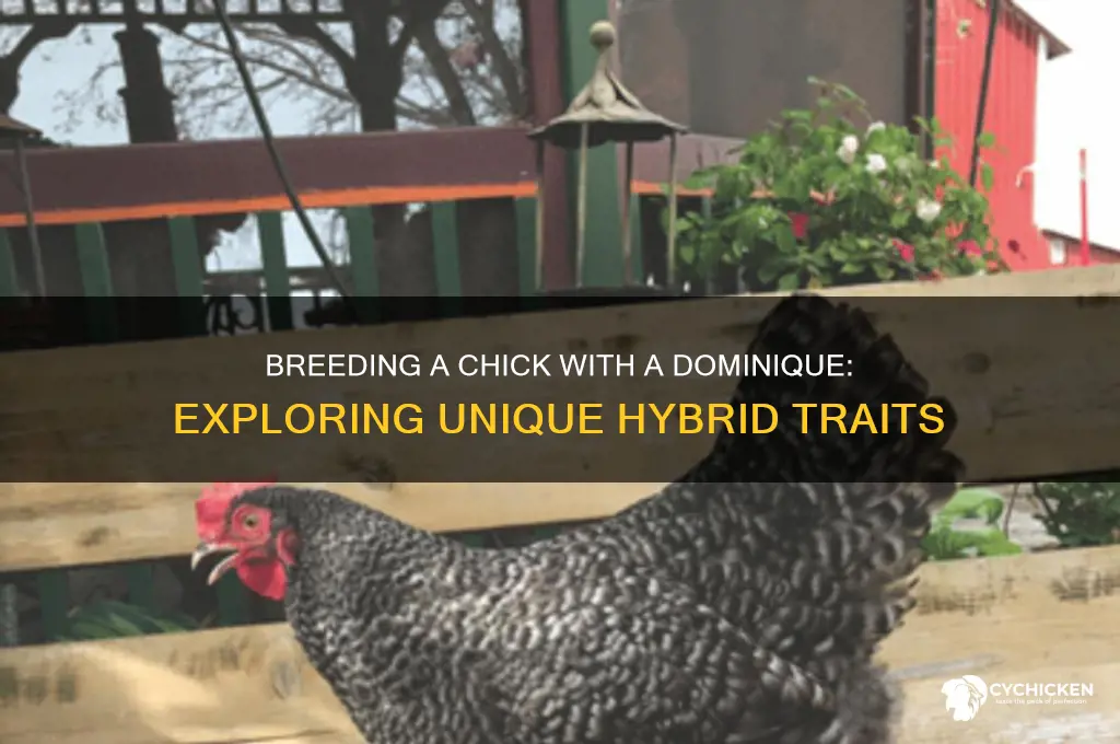 what will a chick bred with a dominique