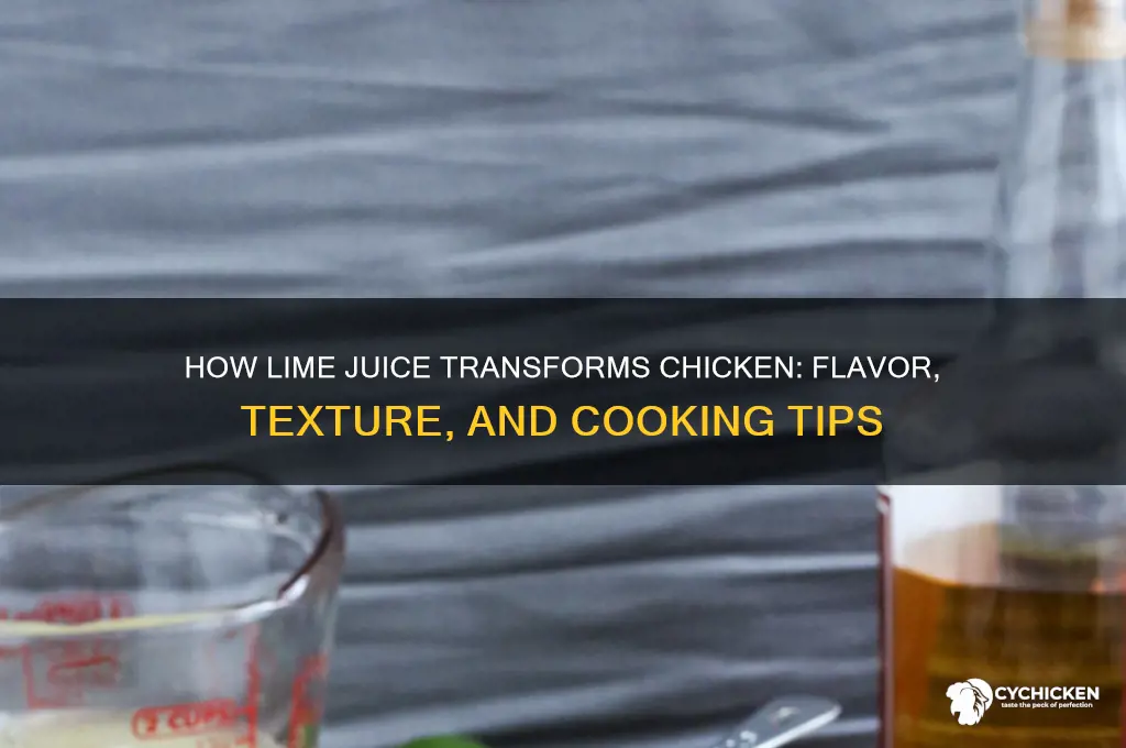 what will lime juice do to chicken