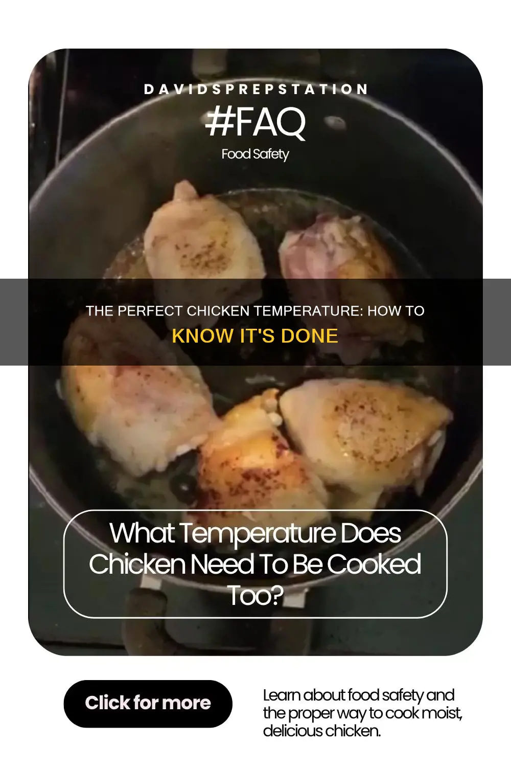 what will the temp be on chicken when done