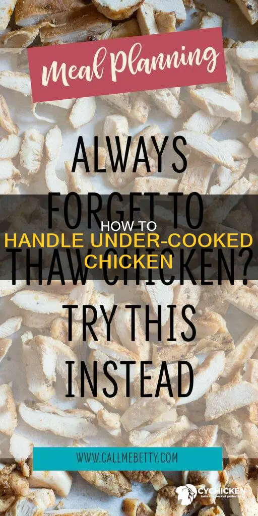what will you do if the chicken is still raw