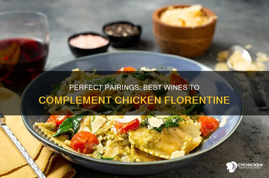 what wine goes well with chicken florentine