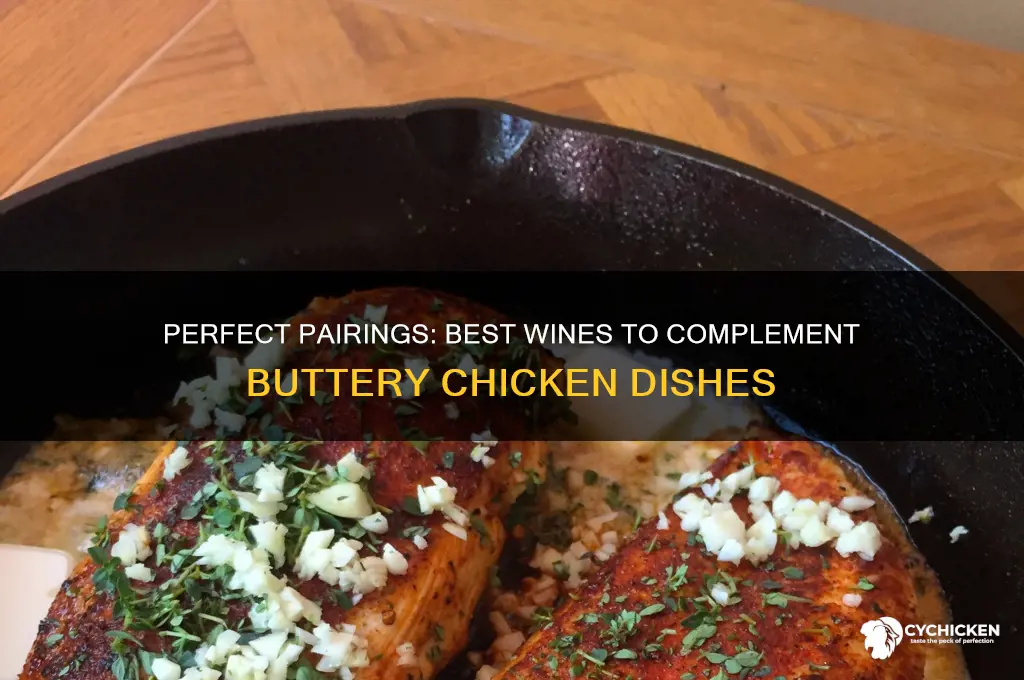 what wine goes with a buttery chicken dish