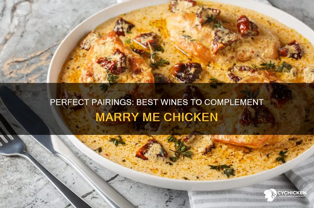 what wine goes with marry me chicken