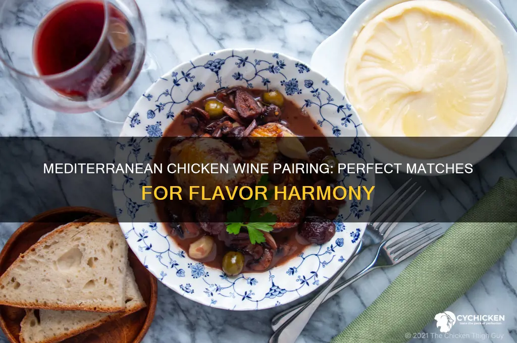 what wine pairs well with mediterranean chicken