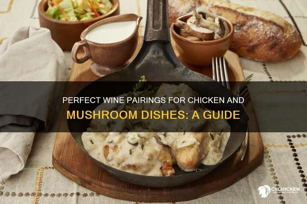 what wine pairs with chicken and mushrooms