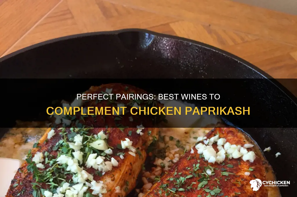 what wine to go with chicken paprikash