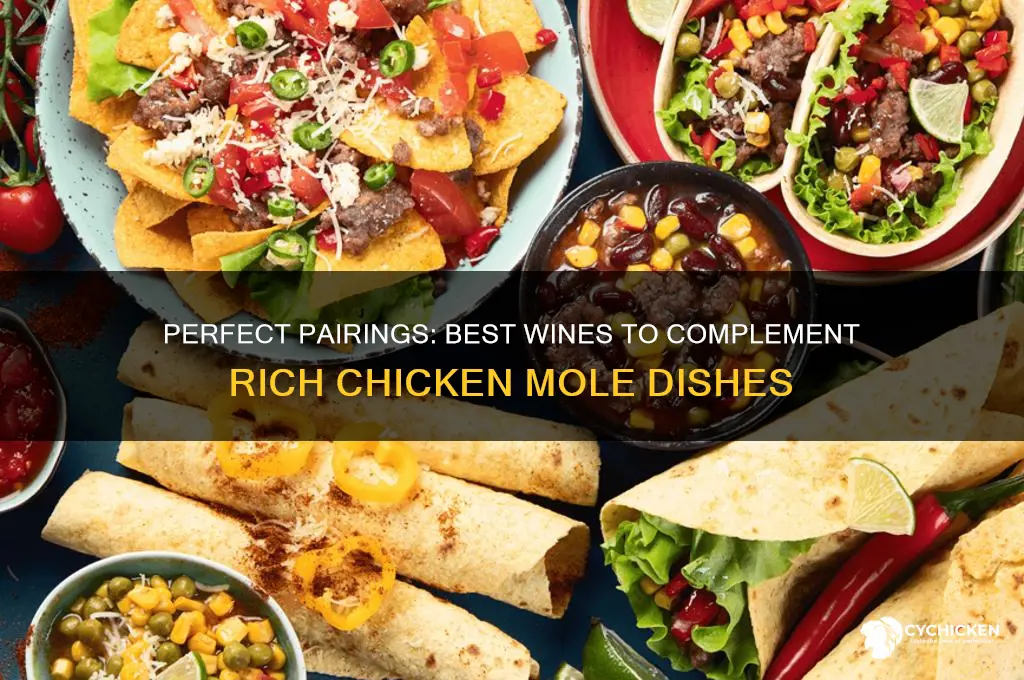 what wine to have with chicken mole