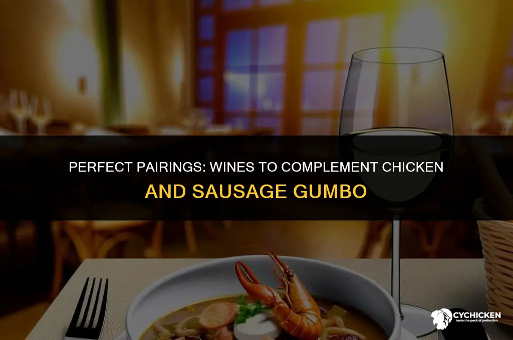 what wine to serve with chicken and sausage gumbo