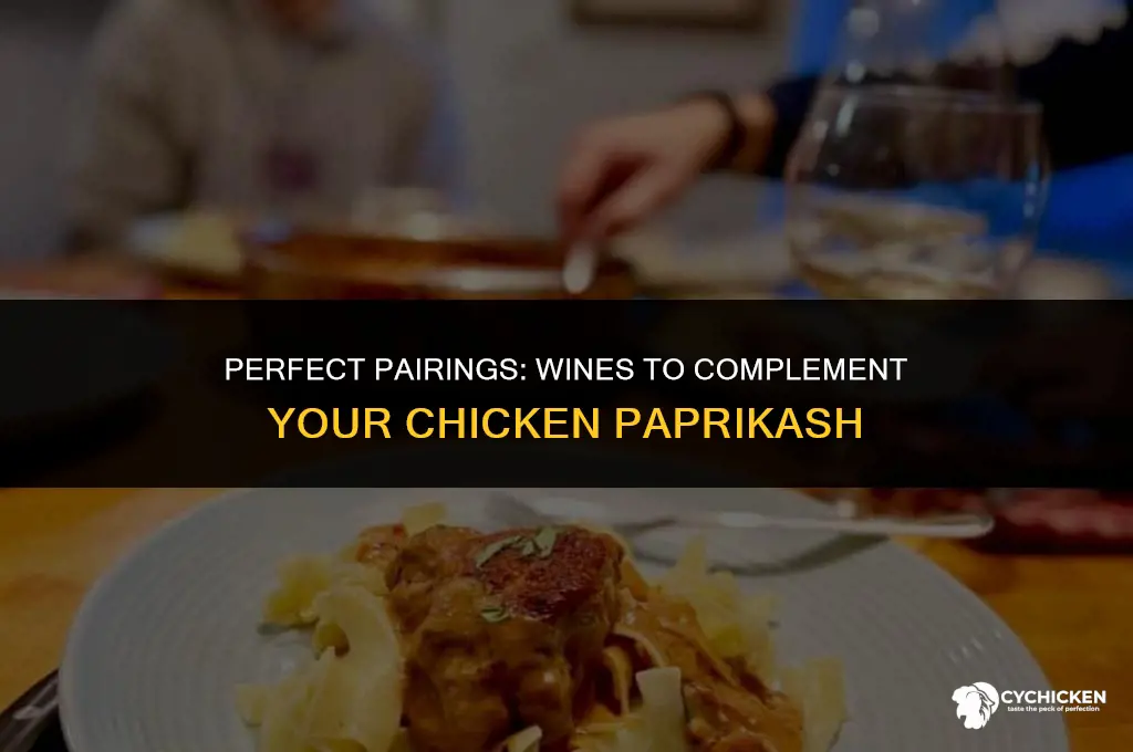 what wine to serve with chicken paprikash