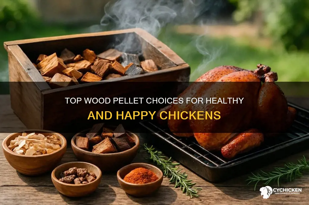 what wood pellets are best for chicken