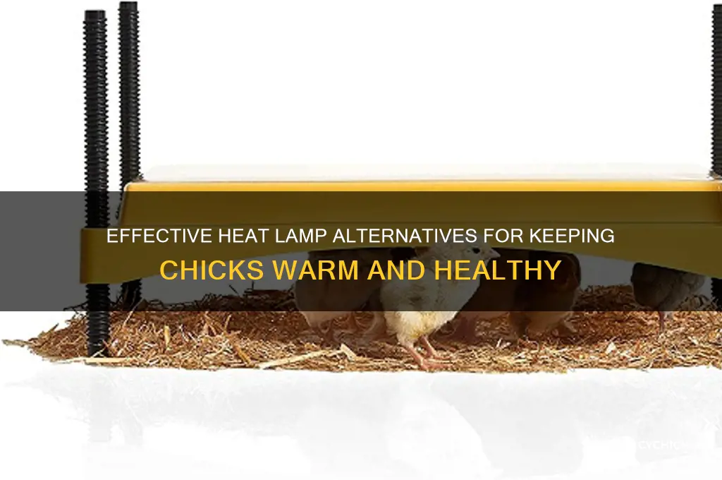 what works as a heat lamp for chicks