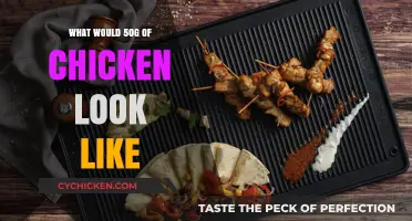 Visualizing 50g of Chicken: Size, Portion, and Practical Examples