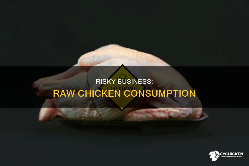 what would happen if you ate raw chicken food service
