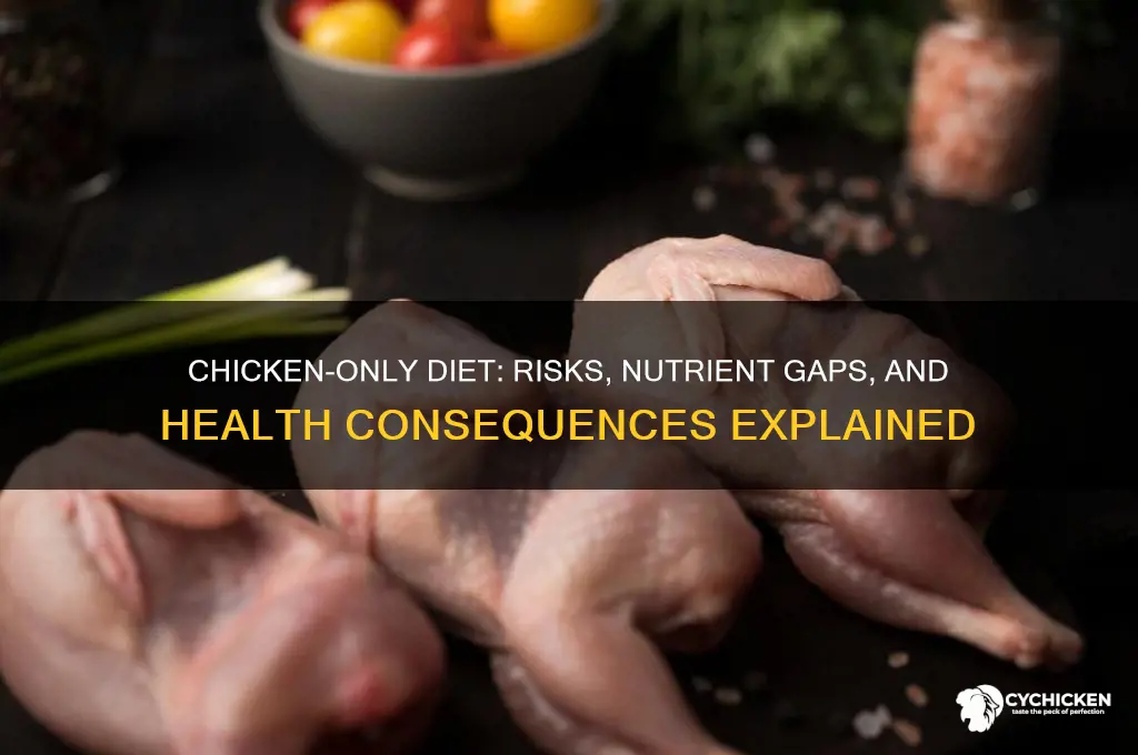 what would happen if you only ate chicken