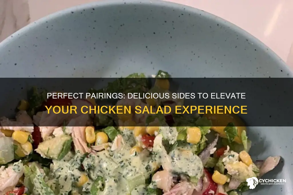 what would you have with a chicken slad