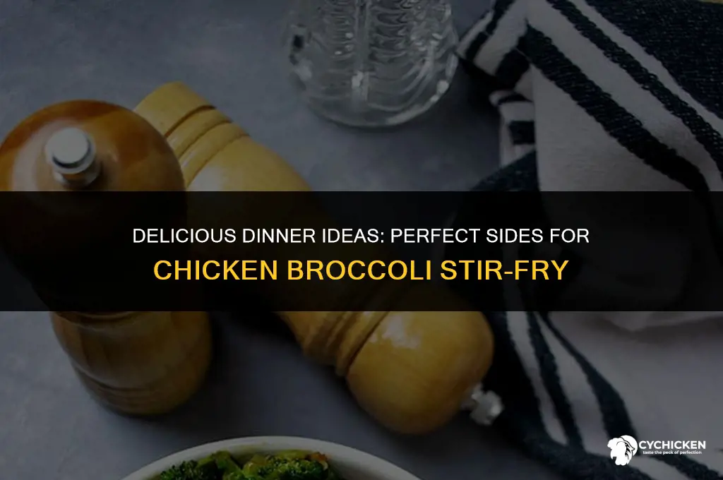 what would you serve with chicken broccoli stirfry