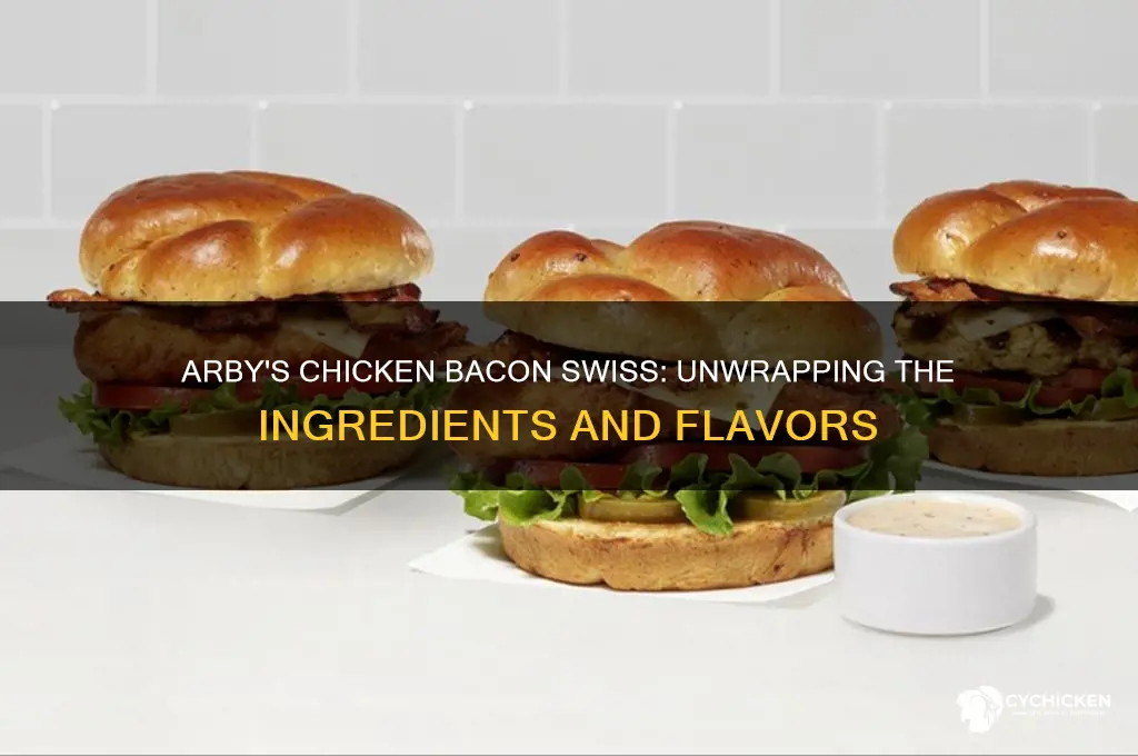 what xomes on the arbys chicken bacon swiss