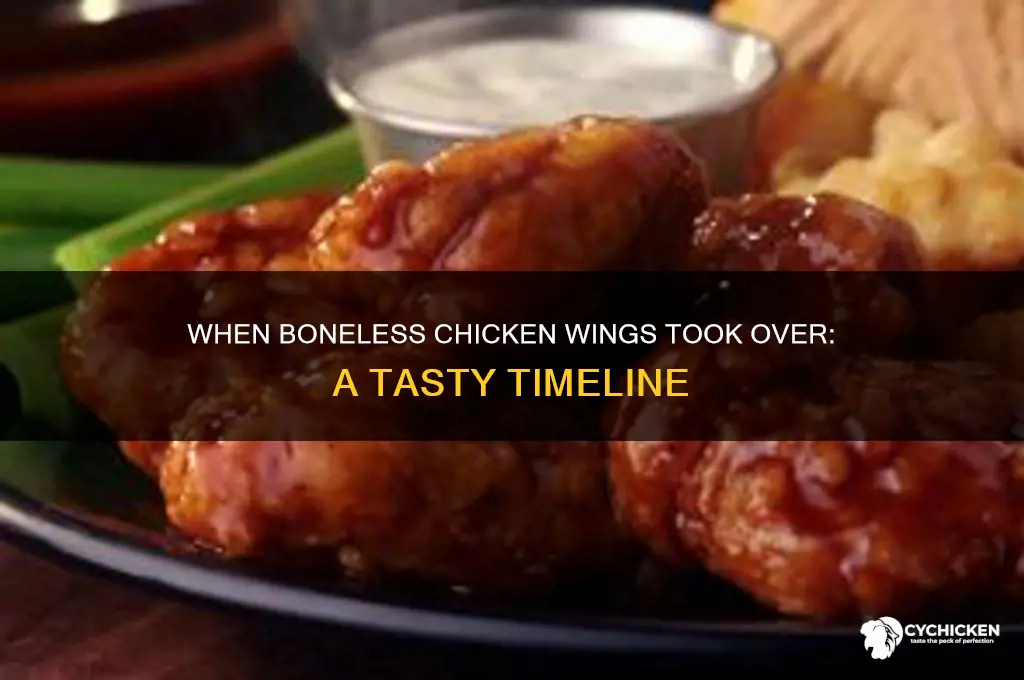 what year did boneless chicken become popular