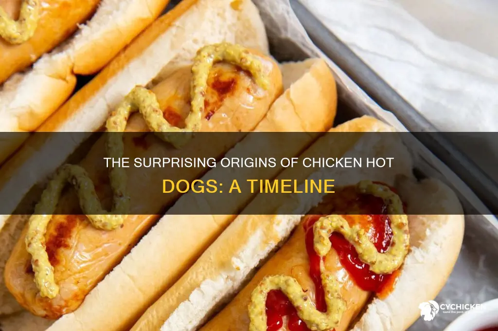 what year did chicken hot dogs start