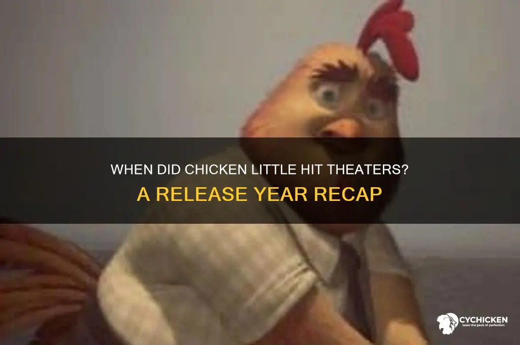 what year did chicken little come out